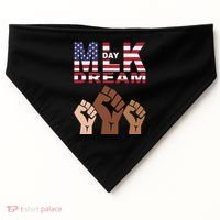 Martin Luther King Jr. Day Dream Mlk Black History USA-Made Doggie Bandana thumb 0