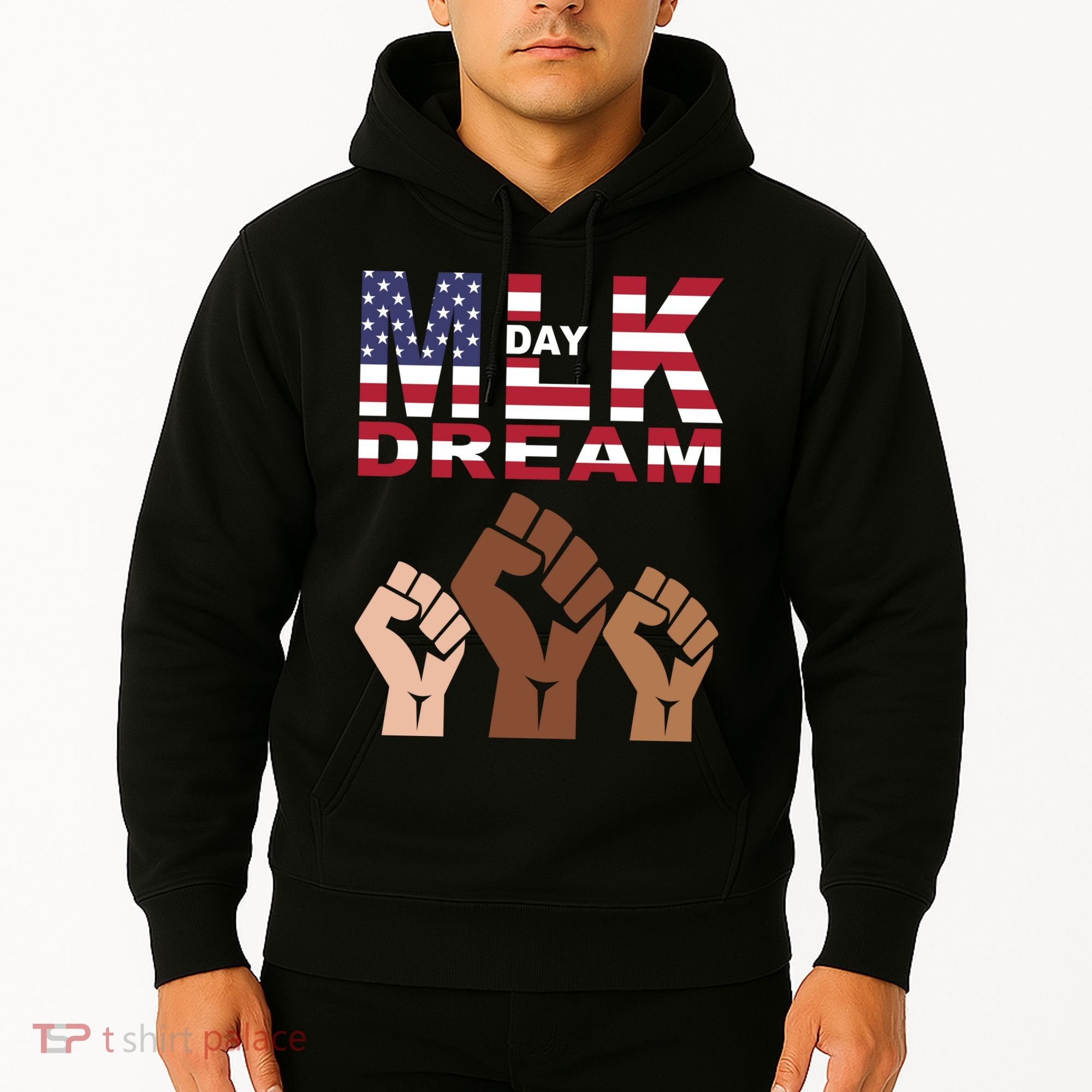 Martin Luther King Jr. Day Dream Mlk Black History Hoodie