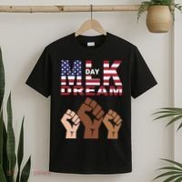 Martin Luther King Jr. Day Dream Mlk Black History T-Shirt thumb 2