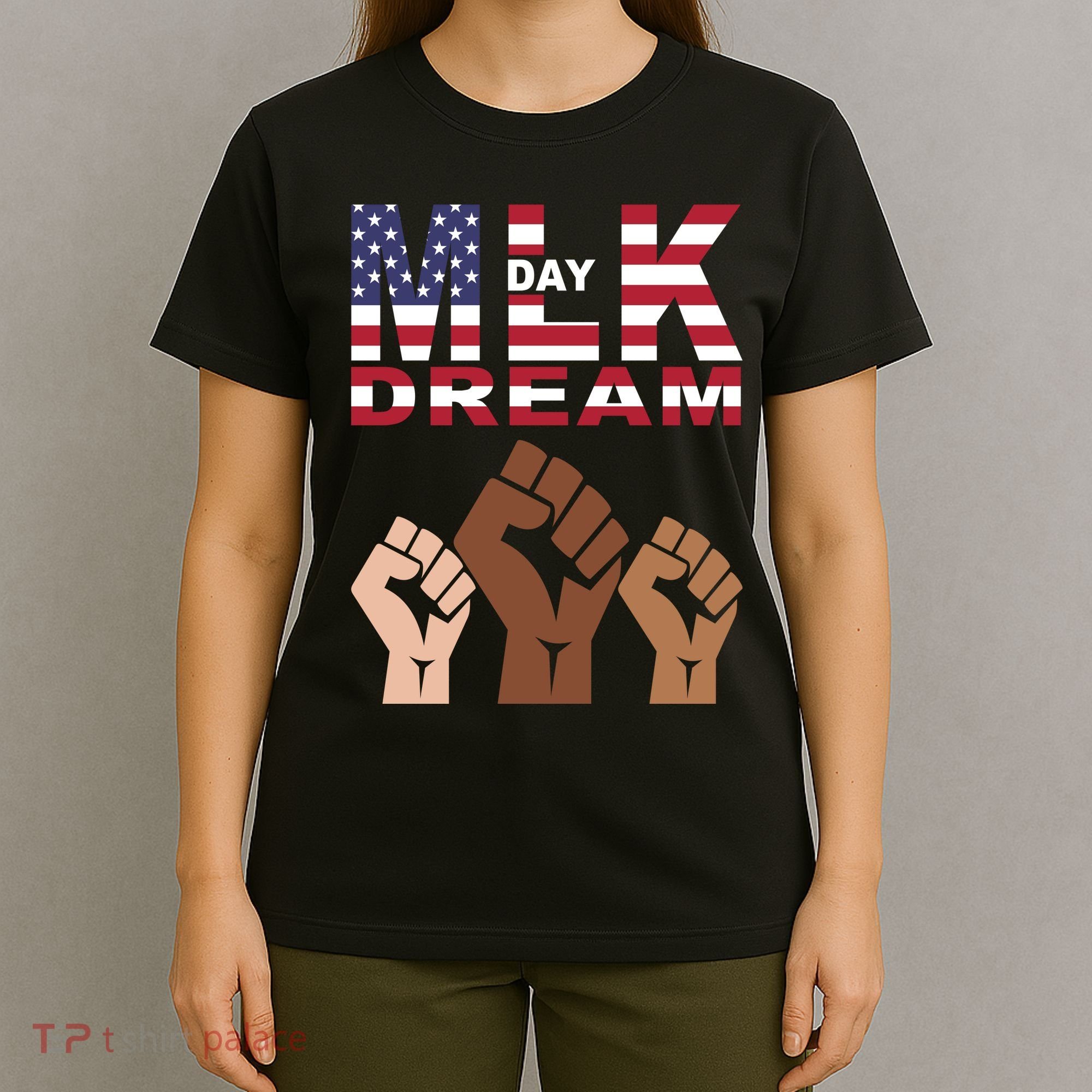 Martin Luther King Jr. Day Dream Mlk Black History T-Shirt
