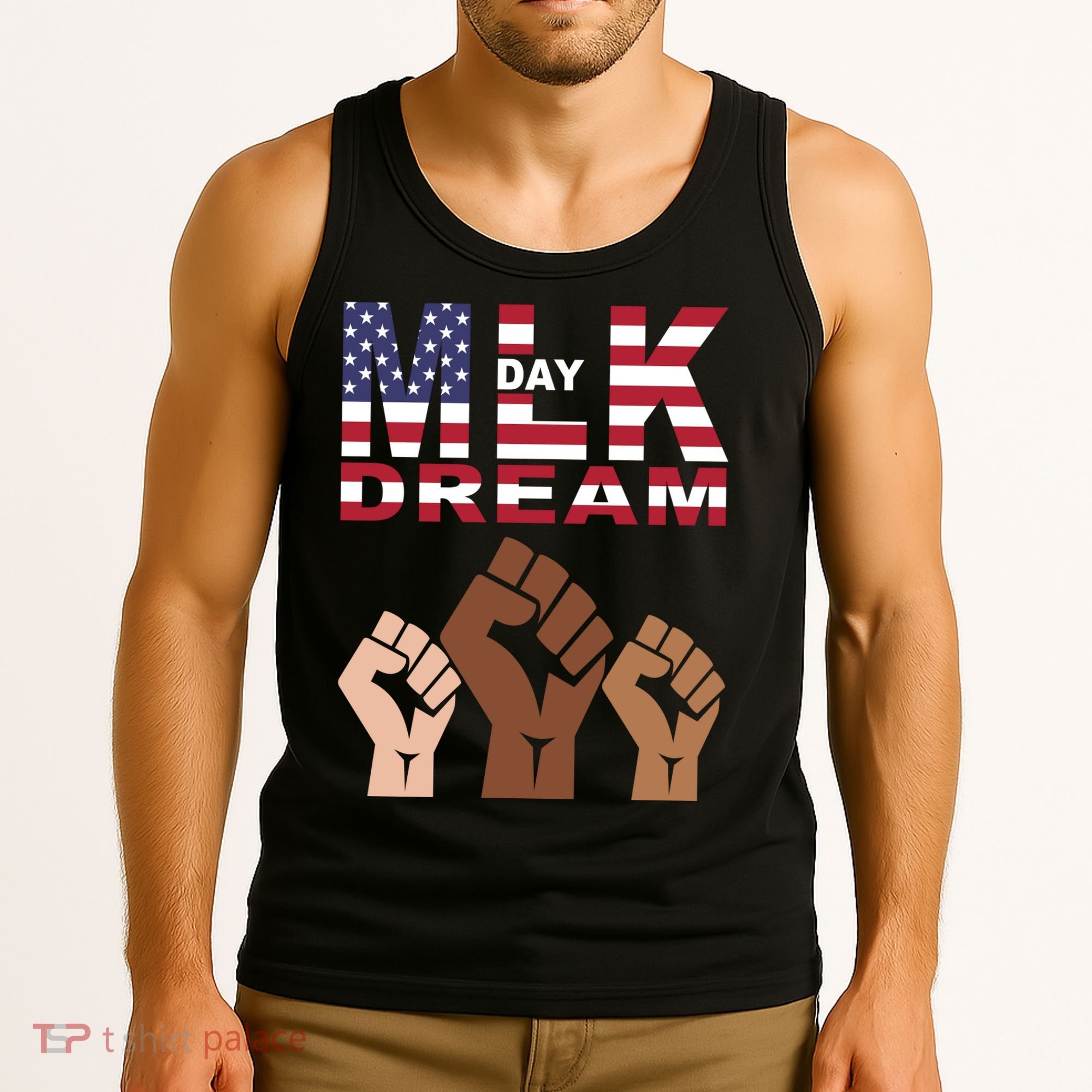 Martin Luther King Jr. Day Dream Mlk Black History Tank Top