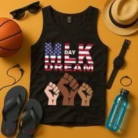 Martin Luther King Jr. Day Dream Mlk Black History Tank Top thumb 4