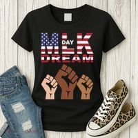 Martin Luther King Jr. Day Dream Mlk Black History Women's T-Shirt thumb 3