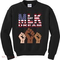 Martin Luther King Jr. Day Dream Mlk Black History Kids Sweatshirt thumb 0