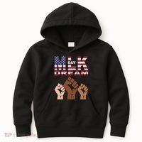 Martin Luther King Jr. Day Dream Mlk Black History Kids Hoodie thumb 0