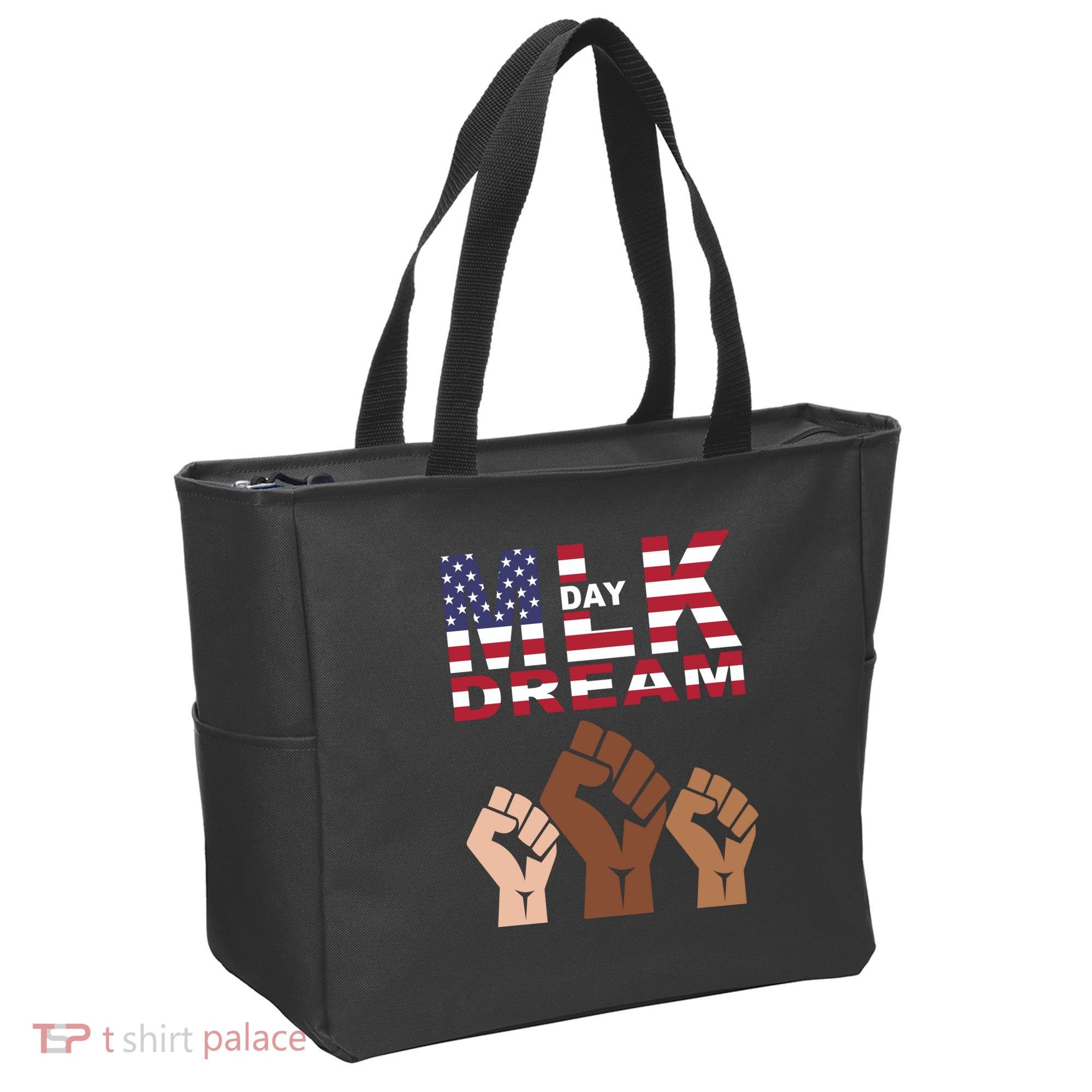 Martin Luther King Jr. Day Dream Mlk Black History Tote Bag
