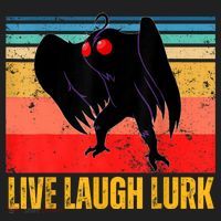 Mothman Live Laugh Lurk Women's Sweatshirt thumb 2