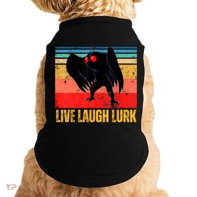 Mothman Live Laugh Lurk Doggie Tank