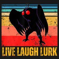 Mothman Live Laugh Lurk Sweatshirt thumb 3