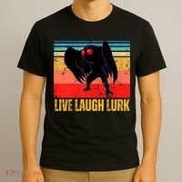 Mothman Live Laugh Lurk T-Shirt thumb 3