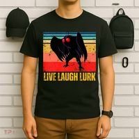 Mothman Live Laugh Lurk T-Shirt thumb 6
