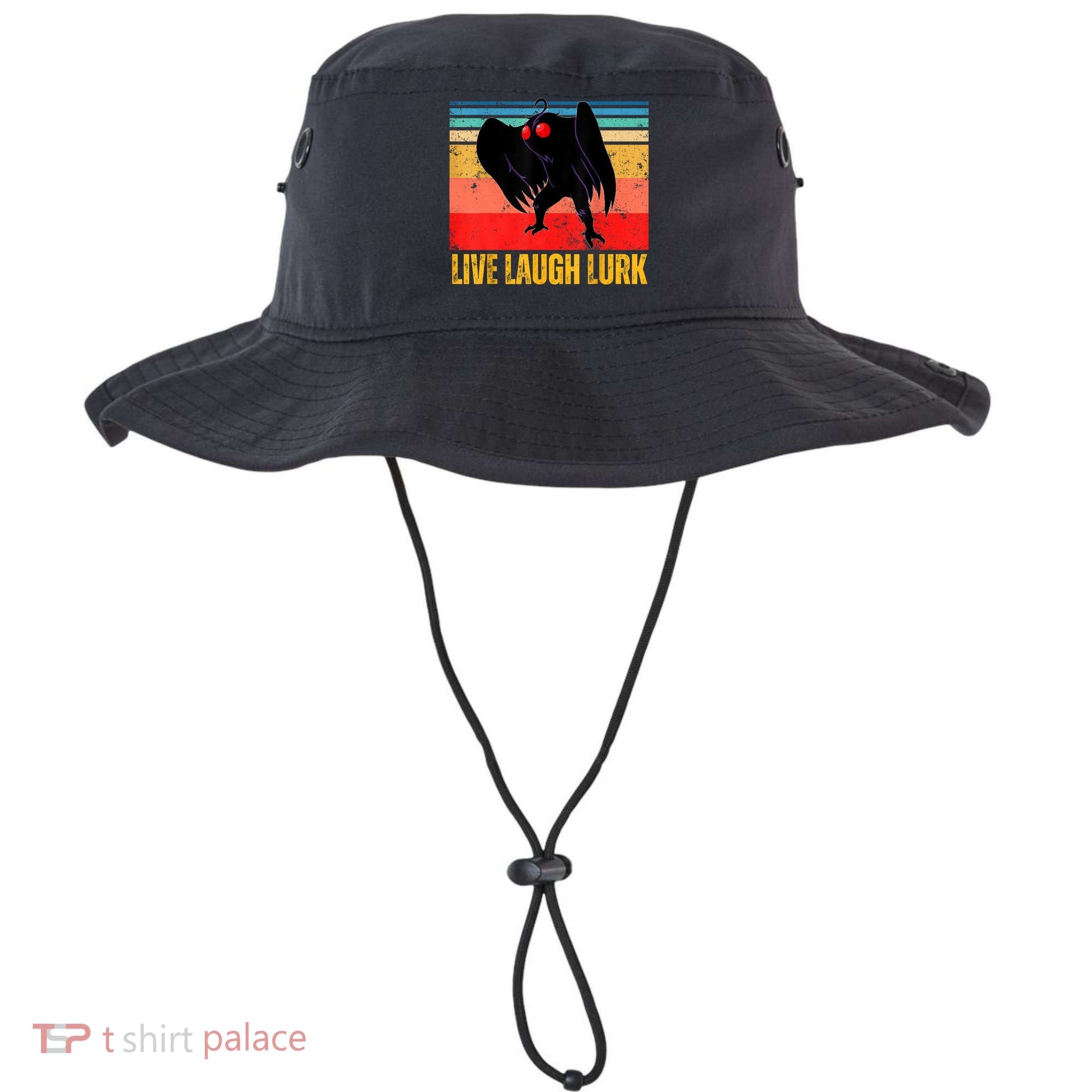 Mothman Live Laugh Lurk Bucket Hat