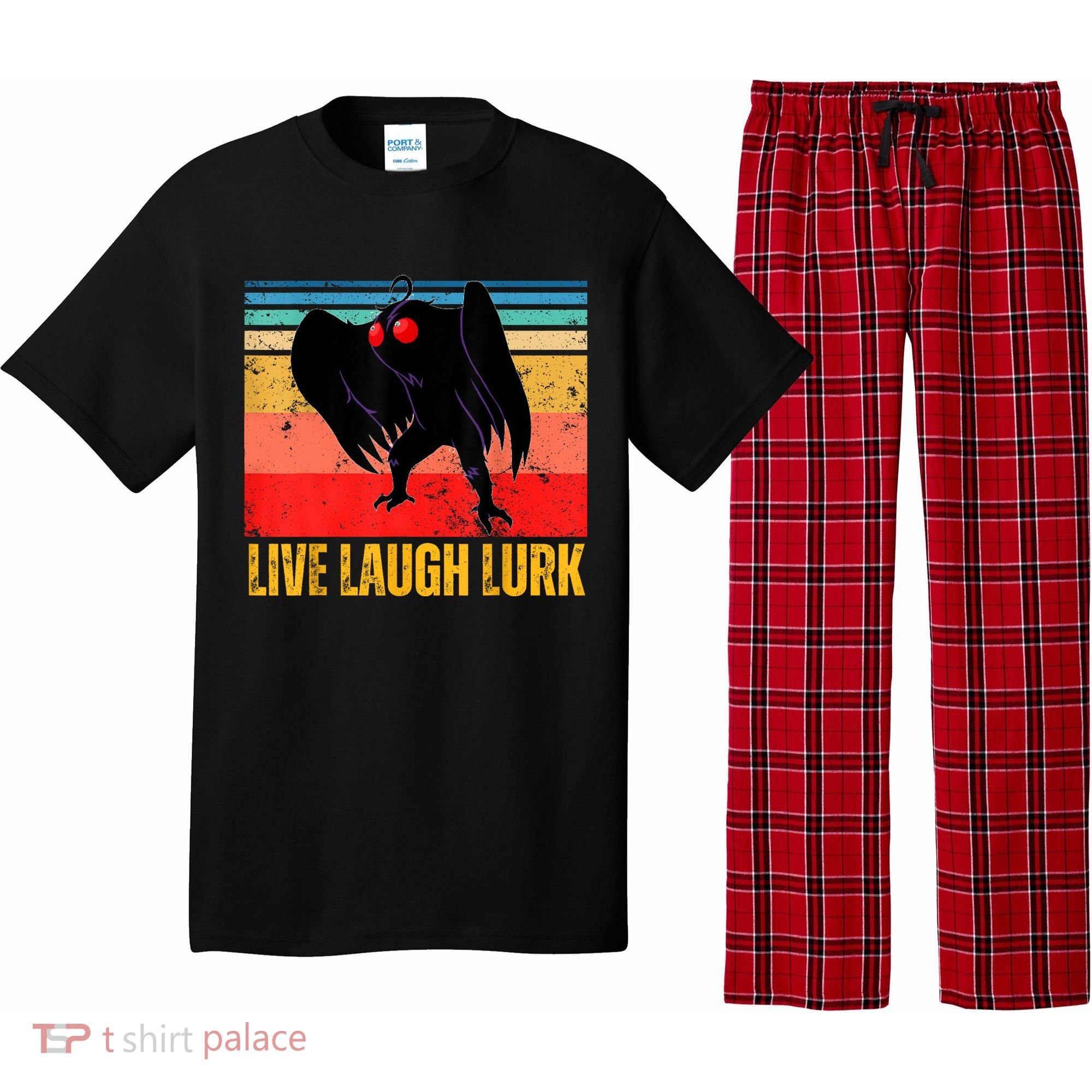Mothman Live Laugh Lurk Pajama Set