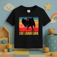 Mothman Live Laugh Lurk Toddler T-Shirt thumb 3