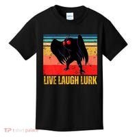 Mothman Live Laugh Lurk Kids T-Shirt thumb 0
