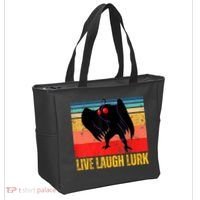 Mothman Live Laugh Lurk Tote Bag thumb 2