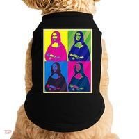 Mona Lisa Leonardo Da Vinci Pop Art Graphic Doggie Tank thumb 0