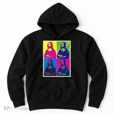 Mona Lisa Leonardo Da Vinci Pop Art Graphic Hoodie