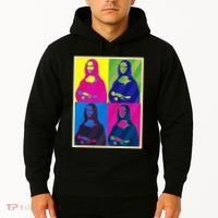 Mona Lisa Leonardo Da Vinci Pop Art Graphic Hoodie thumb 2