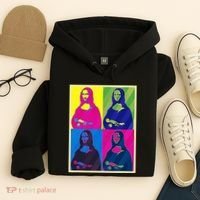 Mona Lisa Leonardo Da Vinci Pop Art Graphic Hoodie thumb 4