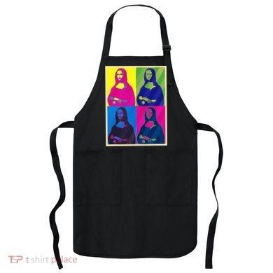 Mona Lisa Leonardo Da Vinci Pop Art Graphic Apron
