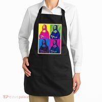 Mona Lisa Leonardo Da Vinci Pop Art Graphic Apron thumb 2