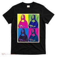 Mona Lisa Leonardo Da Vinci Pop Art Graphic T-Shirt thumb 0