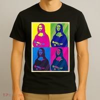 Mona Lisa Leonardo Da Vinci Pop Art Graphic T-Shirt thumb 3