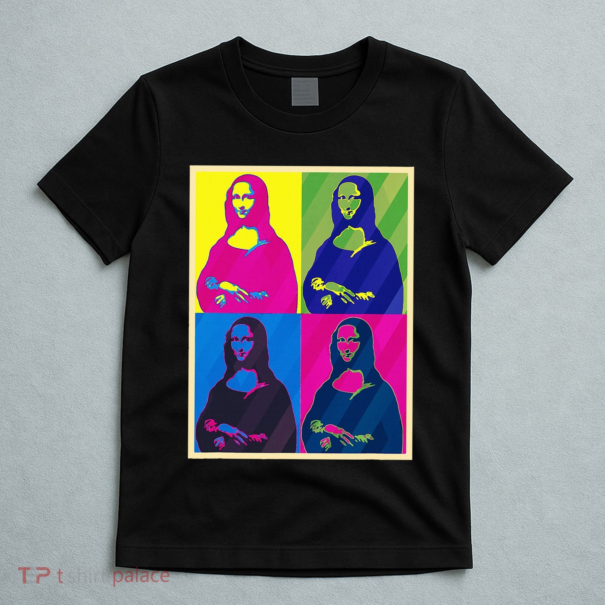 Mona Lisa Leonardo Da Vinci Pop Art Graphic T-Shirt