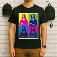 Mona Lisa Leonardo Da Vinci Pop Art Graphic T-Shirt thumb 6