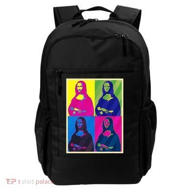 Mona Lisa Leonardo Da Vinci Pop Art Graphic Backpack