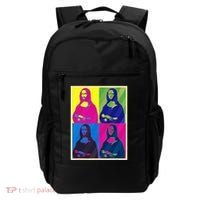 Mona Lisa Leonardo Da Vinci Pop Art Graphic Backpack thumb 0