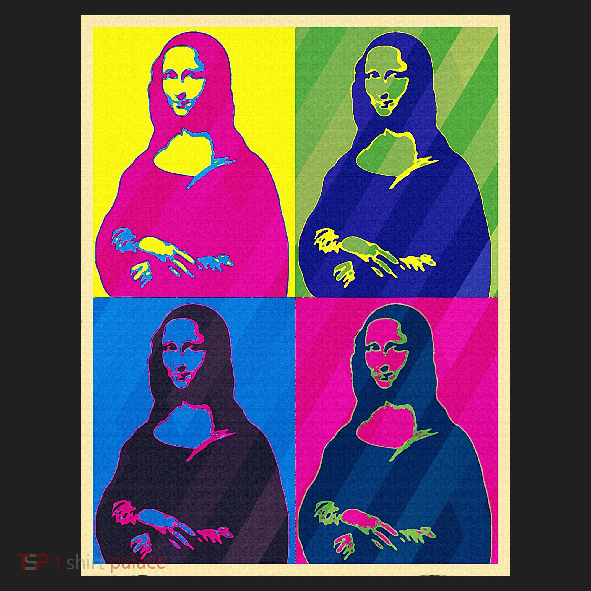 Mona Lisa Leonardo Da Vinci Pop Art Graphic Beanie