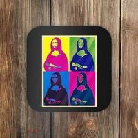 Mona Lisa Leonardo Da Vinci Pop Art Graphic Coaster thumb 0