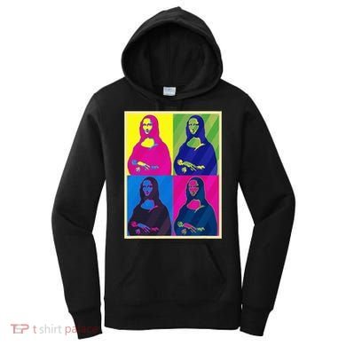 Mona Lisa Leonardo Da Vinci Pop Art Graphic Women's Hoodie