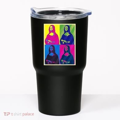 Mona Lisa Leonardo Da Vinci Pop Art Graphic Tumbler
