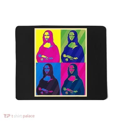 Mona Lisa Leonardo Da Vinci Pop Art Graphic Mousepad