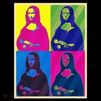 Mona Lisa Leonardo Da Vinci Pop Art Graphic Mousepad thumb 1