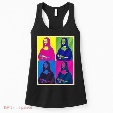 Mona Lisa Leonardo Da Vinci Pop Art Graphic Women's Tank Top