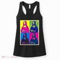 Mona Lisa Leonardo Da Vinci Pop Art Graphic Women's Tank Top thumb 0