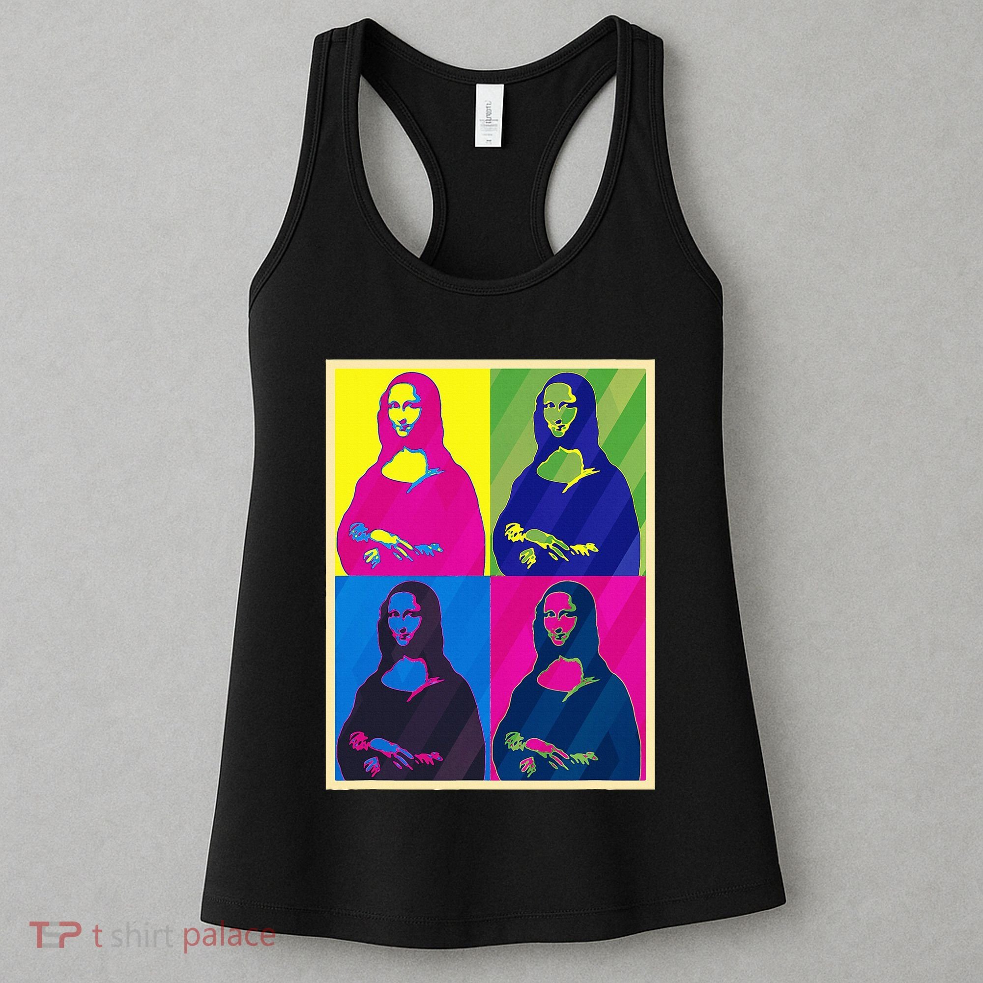 Mona Lisa Leonardo Da Vinci Pop Art Graphic Women's Tank Top