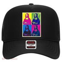 Mona Lisa Leonardo Da Vinci Pop Art Graphic Hat thumb 0