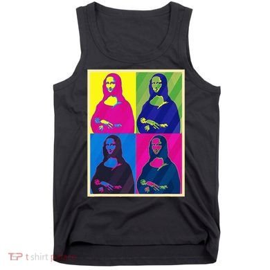 Mona Lisa Leonardo Da Vinci Pop Art Graphic Tank Top