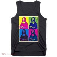 Mona Lisa Leonardo Da Vinci Pop Art Graphic Tank Top thumb 0