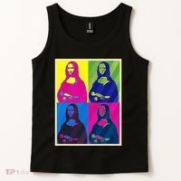 Mona Lisa Leonardo Da Vinci Pop Art Graphic Tank Top thumb 2