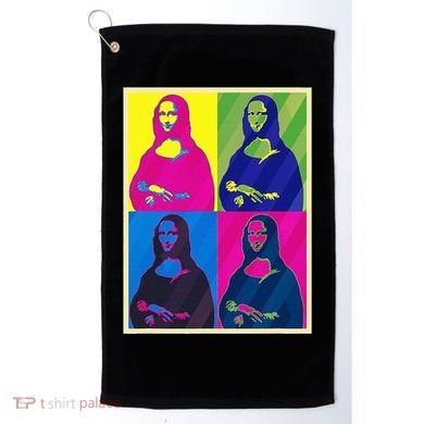 Mona Lisa Leonardo Da Vinci Pop Art Graphic Golf Towel