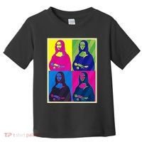 Mona Lisa Leonardo Da Vinci Pop Art Graphic Toddler T-Shirt thumb 0