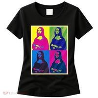 Mona Lisa Leonardo Da Vinci Pop Art Graphic Women's T-Shirt thumb 0