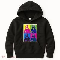 Mona Lisa Leonardo Da Vinci Pop Art Graphic Kids Hoodie thumb 0