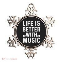 Music Lover - Life Is Better With Music Ornament thumb 0